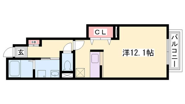 大久保駅 徒歩16分 1階の物件間取画像